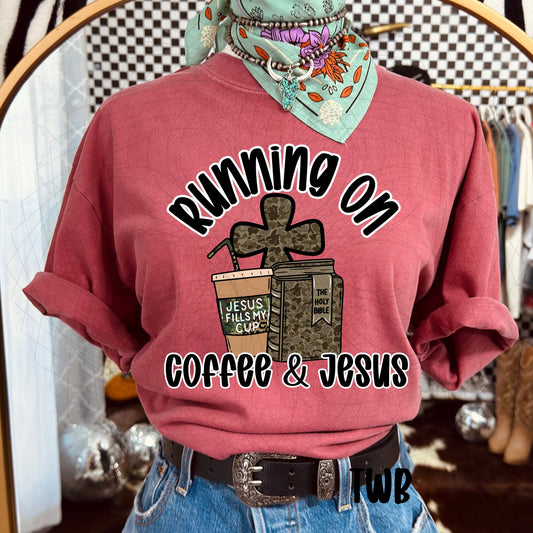Running on Coffee and Jesus Camo 07118