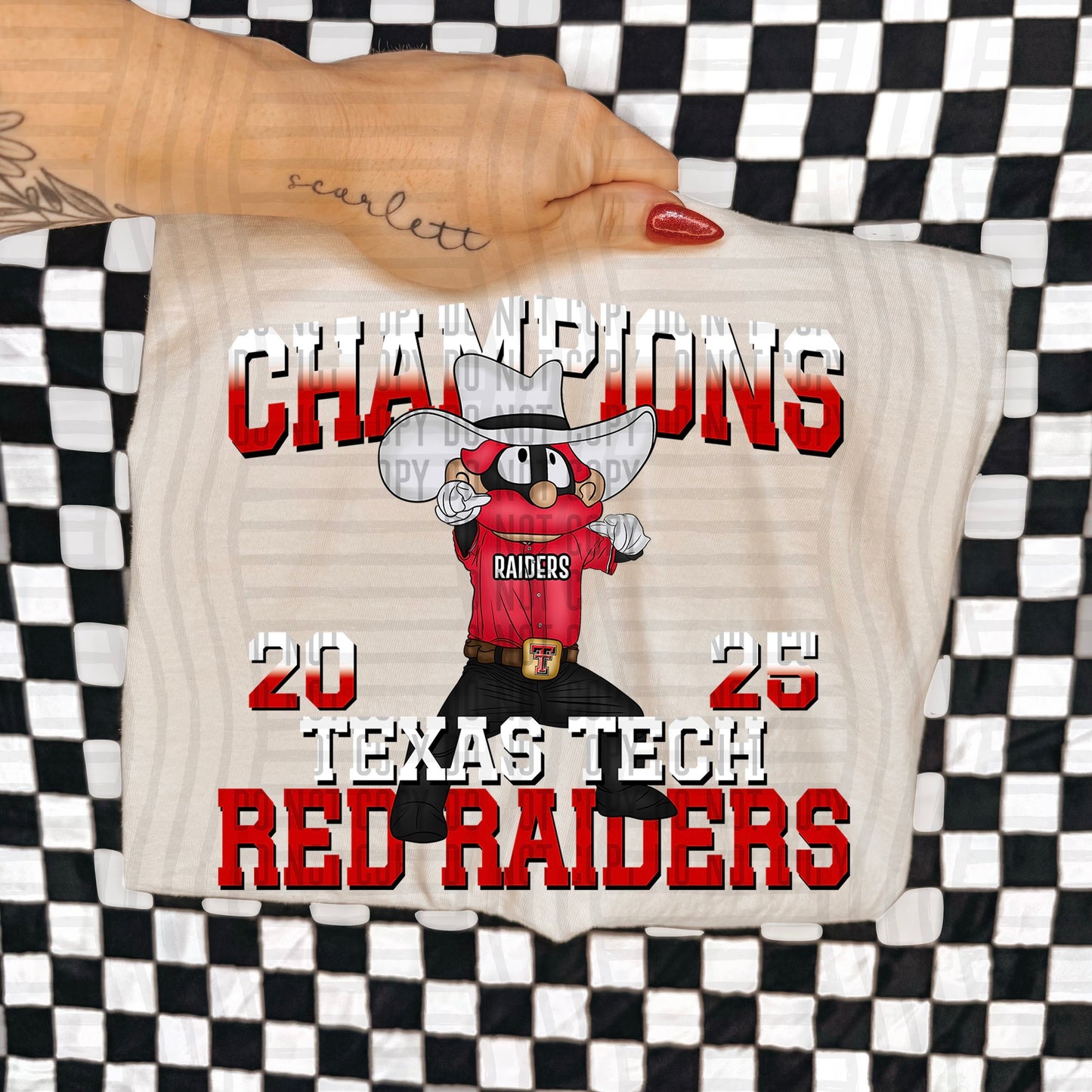 2025 Texas Tech Red Raiders Big 12 Champions 07194