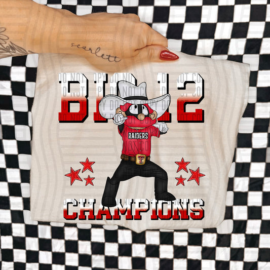 2025 Texas Tech Red Raiders Big 12 Champions 07195