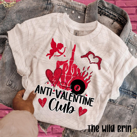 Anti Valentine Club Red Collage 07236