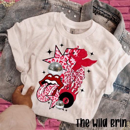 Baddie Valentine Collage Leopard 07239