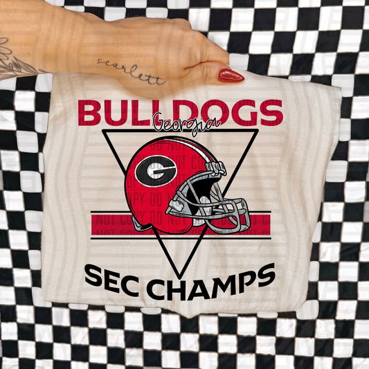 2025 Georgia Bulldogs SEC Champions 07197