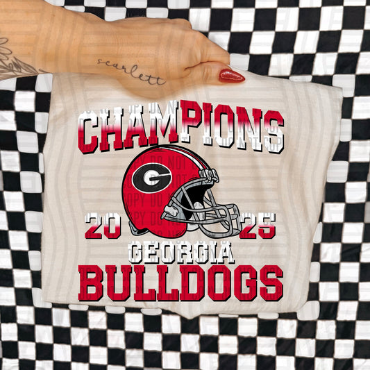 2025 Georgia Bulldogs SEC Champions 07200