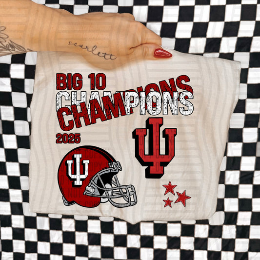 2025 Indiana Hoosiers Big 10 Champions 07183