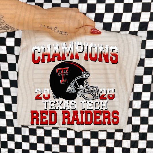 2025 Texas Tech Red Raiders Big 12 Champions 07193