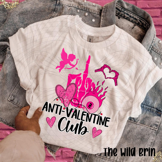 Anti Valentine Club Pink Collage 07237
