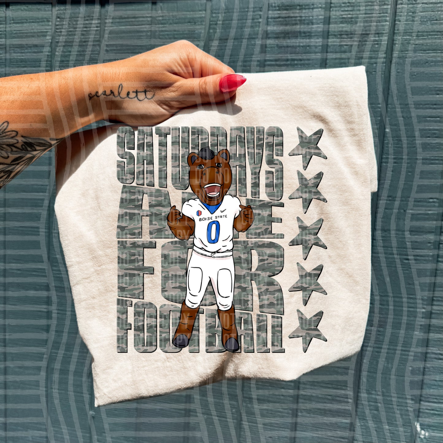 Camo Saturdays Are for College Football Teams (Choose Yours) 00611