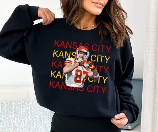 Kelce Heart Hands Kansas City DTF Transfer 05499