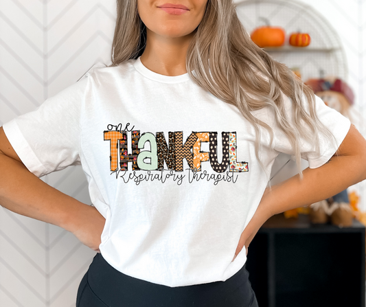 One THANKFUL Respiratory Therapist DTF Transfer 05760