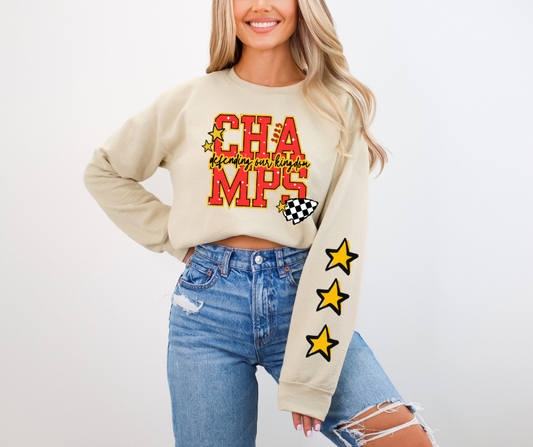 Defending Our Kingdom WITH Sleeve DTF Transfer 05425