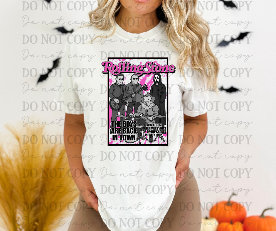 The Boys Are Back in Town Rolling Stone Pink 01071