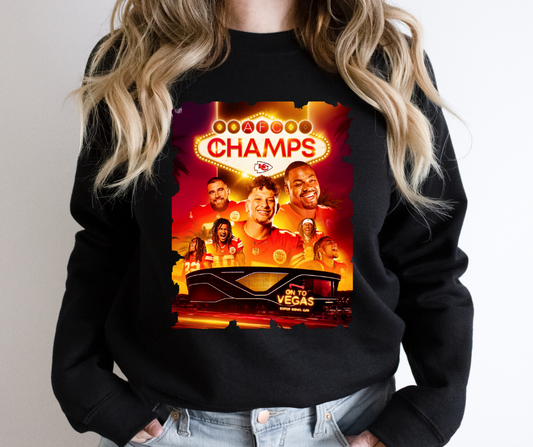 KC Chiefs Players NFC Champs DTF Transfer 05450