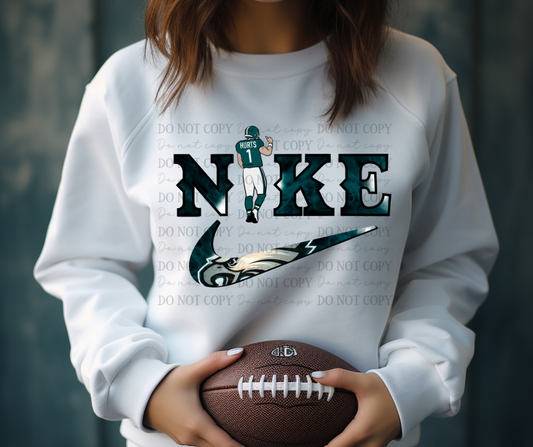 Jalen Hurts Philadelphia Eagles Swoosh 03513