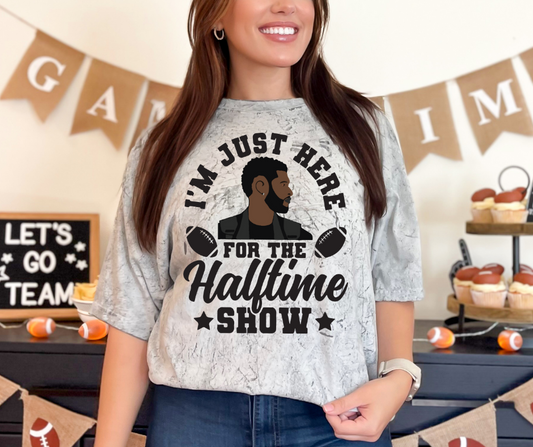 USHER I'm Just Here for the Halftime Show DTF Transfer 05481