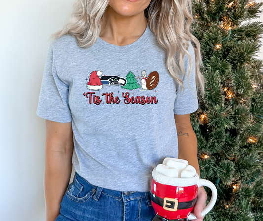 Tis the Season Seattle Seahawks DTF Transfer 05797