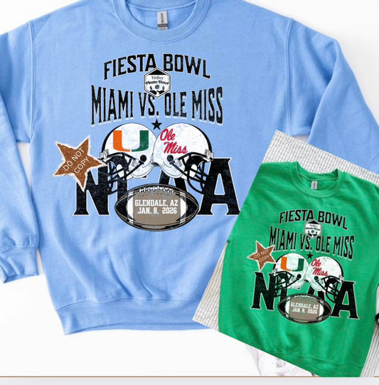 Fiesta Bowl Miami vs Ole Miss 07515