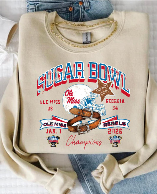 Sugar Bowl Champions Ole Miss Rebels 07513