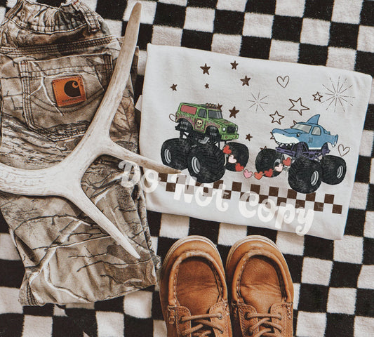 Monster Trucks Valentine 07712