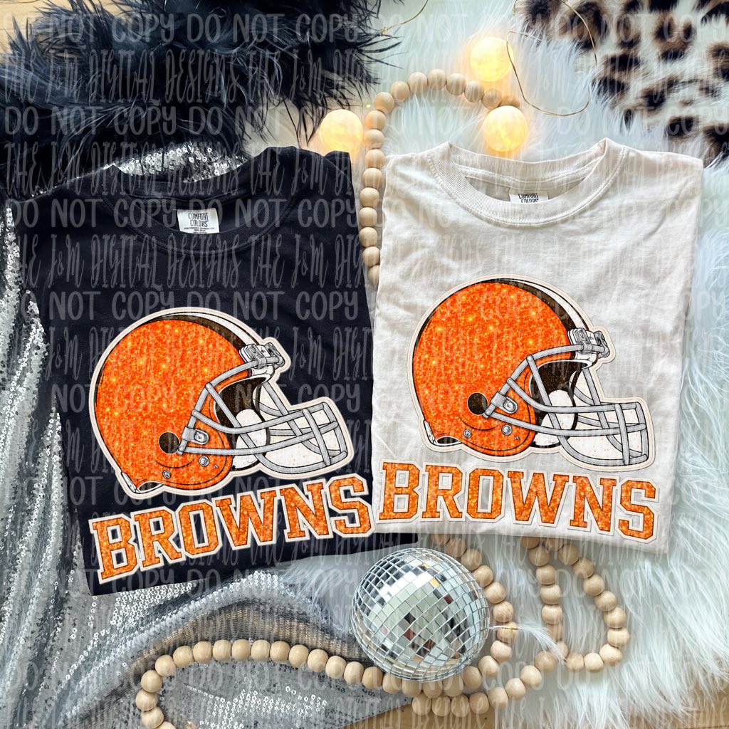 Faux Bling Pro Football Teams (Choose Yours) 07567