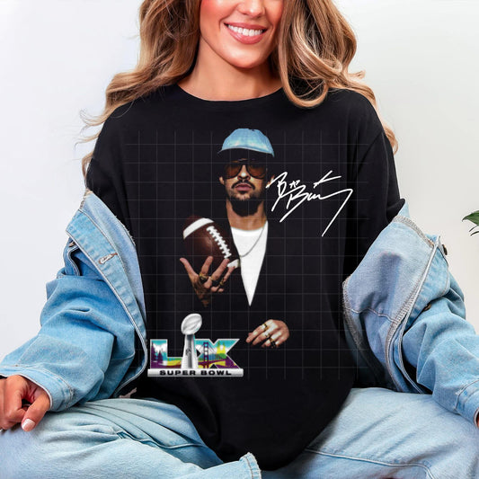 Halftone Bad Bunny with SB Logo 07627