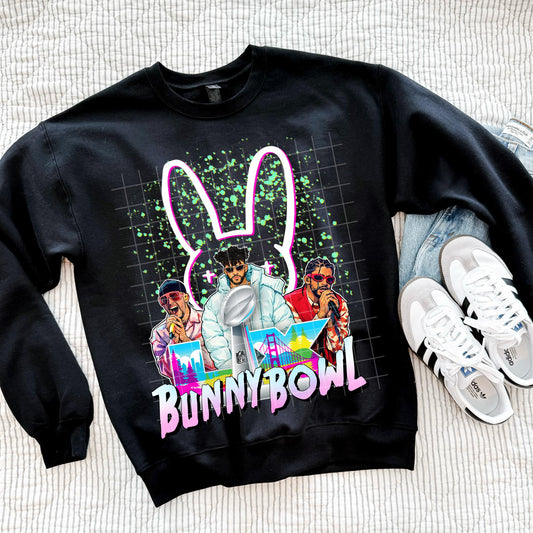 Colorful Splash Bunny Bowl 07625