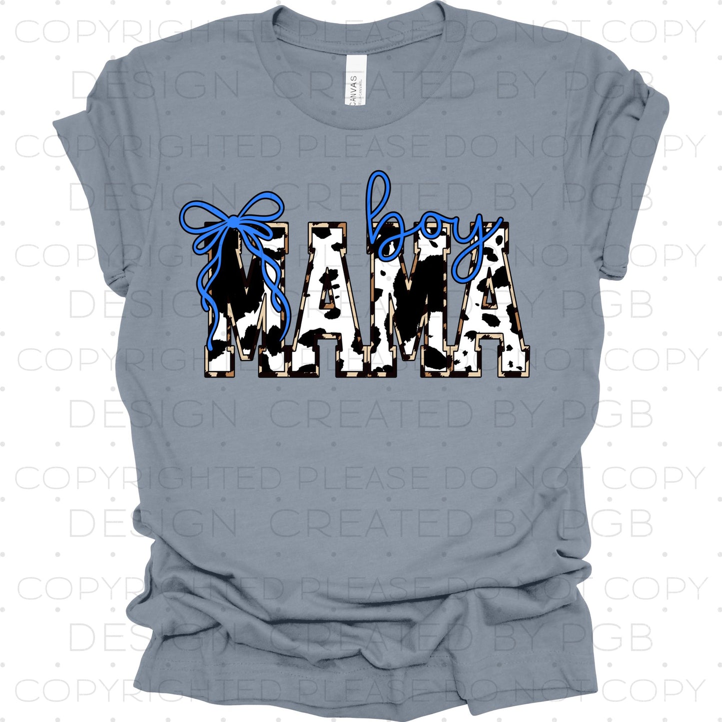 Boy Mama Cow Leopard Print 07684