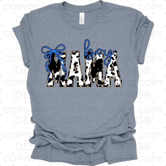 Boy Mama Cow Leopard Print 07684