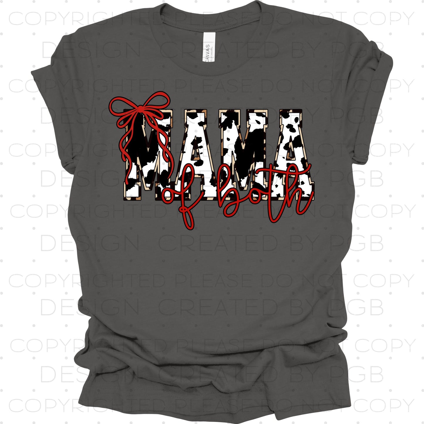 Mama of Both Cow Leopard Print 07688