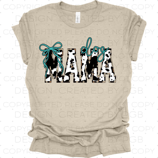 Dog Mama Cow Leopard Print 07685