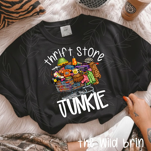 Thrift Store Junkie White 07838