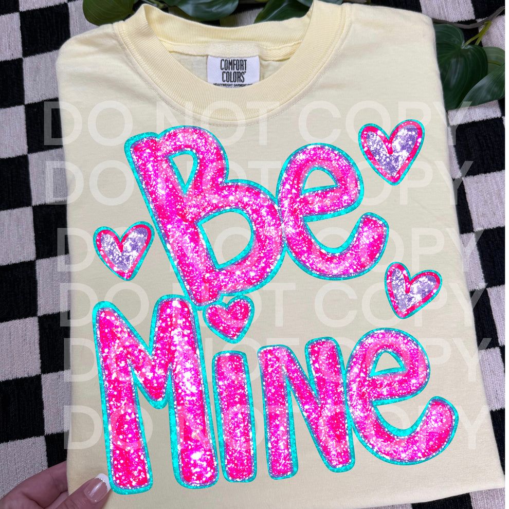 Faux Glitter Be Mine 07781