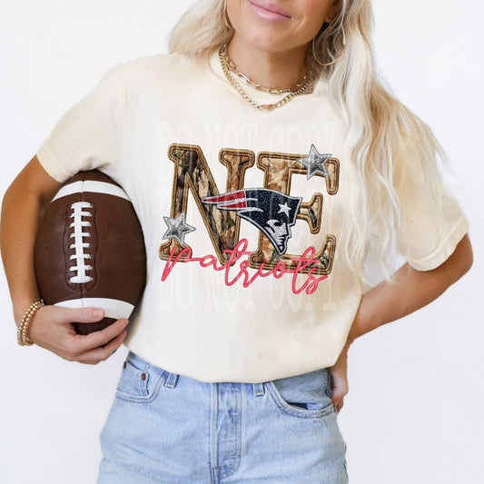 Camo New England Patriots 07879