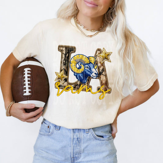 Camo LA Rams 07877