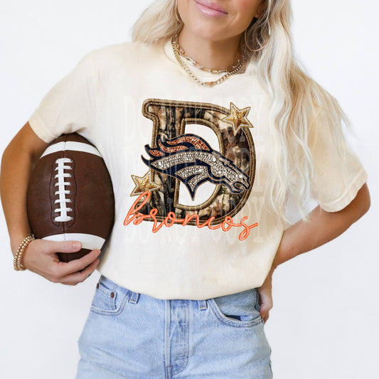 Camo Denver Broncos 07878