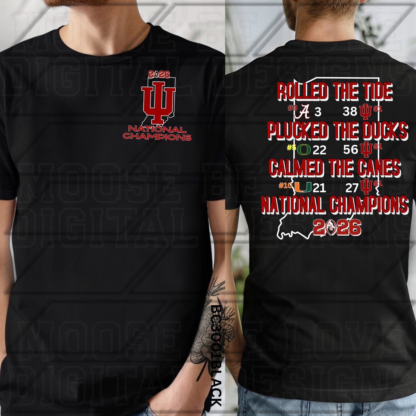 Hoosiers National Champions (POCKET INCLUDED) 07783