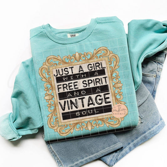 Just a Girl with a Free Spirit and a Vintage Soul 07771