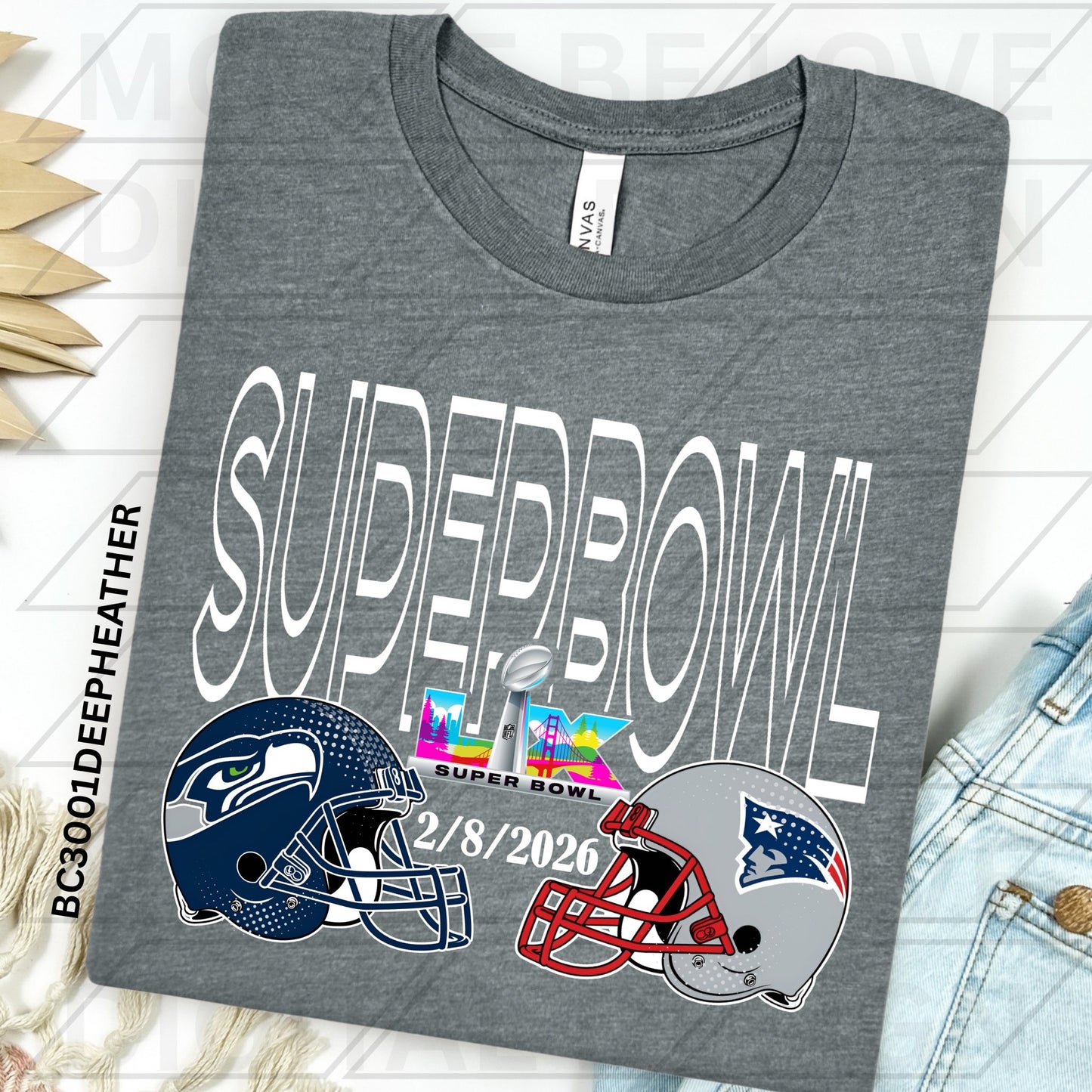Seahawks vs Patriots Super Bowl LX 07901