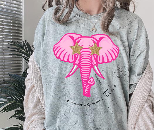 Preppy Crimson Tide DTF Transfer 06056