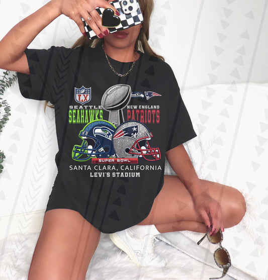 Faux Glitter Super Bowl LX 07907