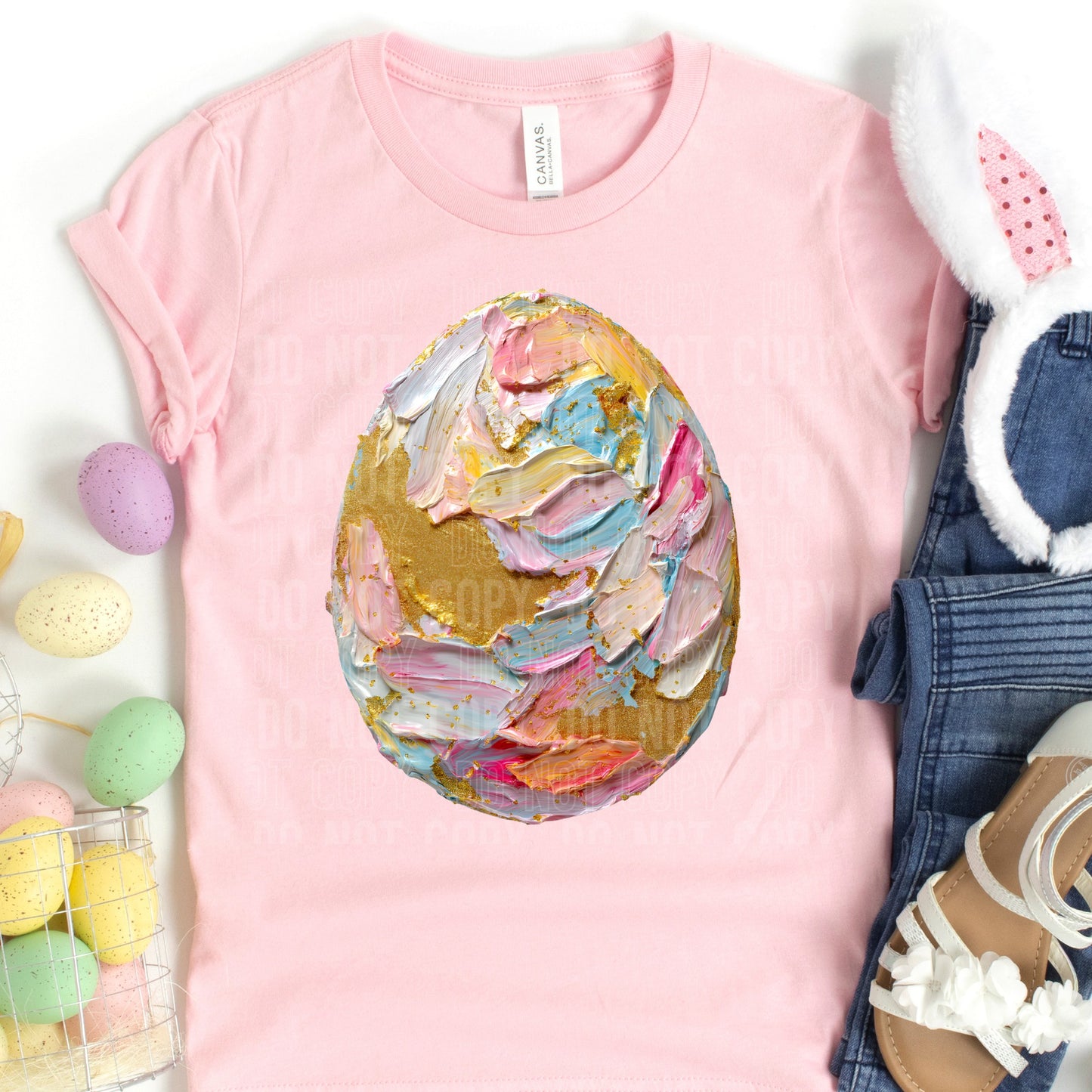Faux Painted Easter Egg 07372