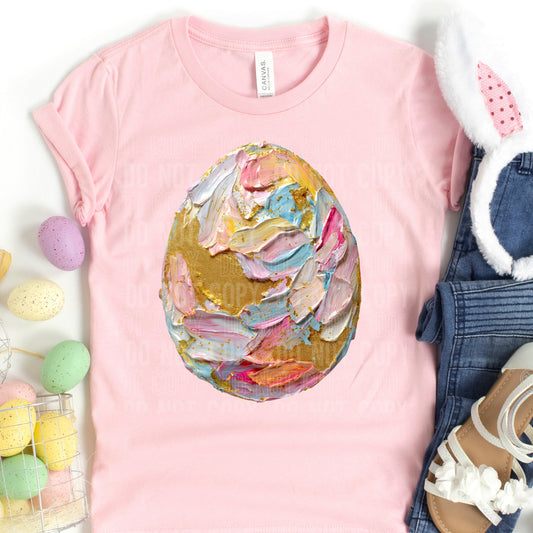 Faux Painted Easter Egg 07372