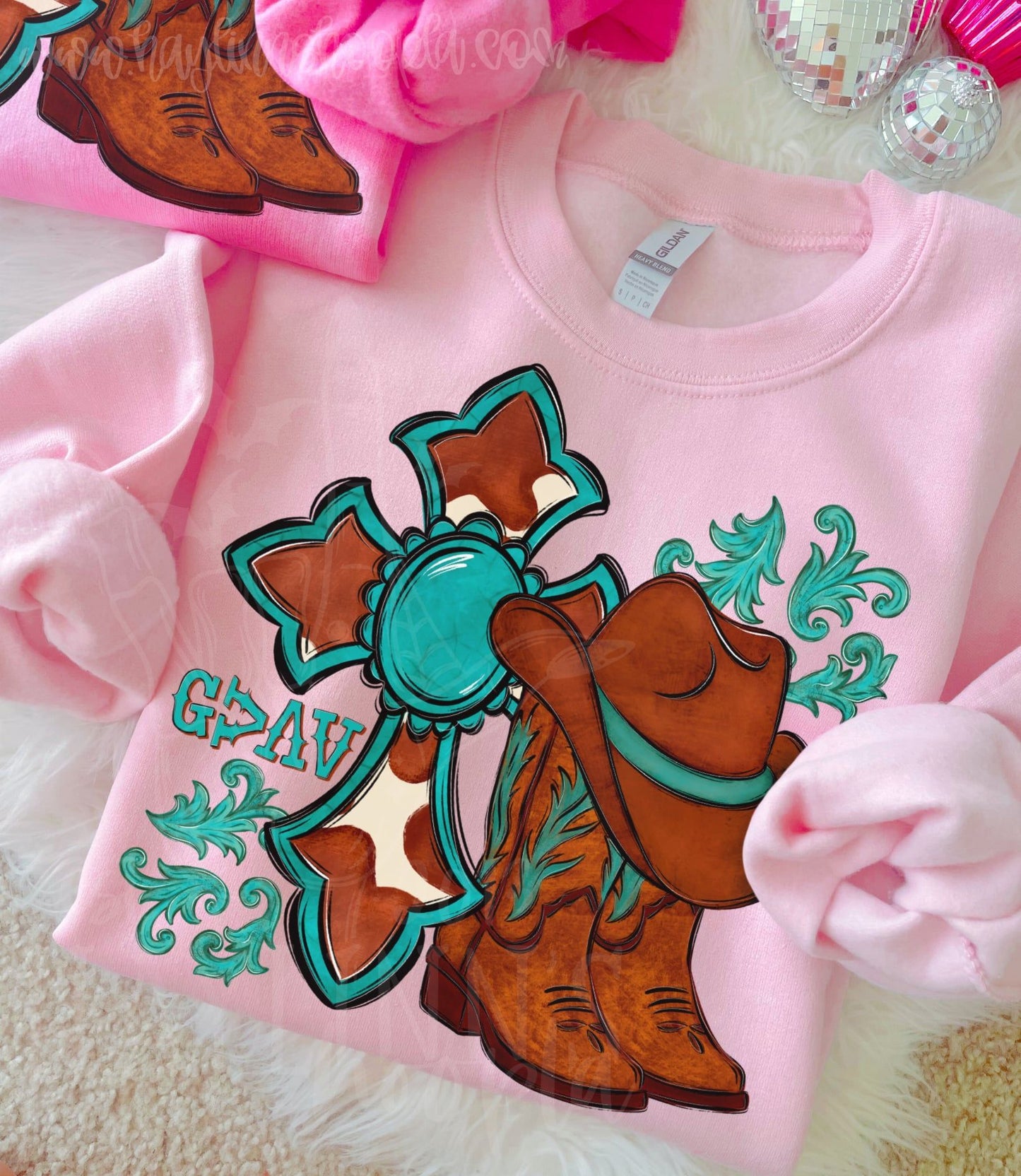 God Is Greater Western Boots 08097