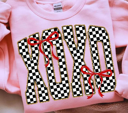 Checkered XOXO Coquette 08057