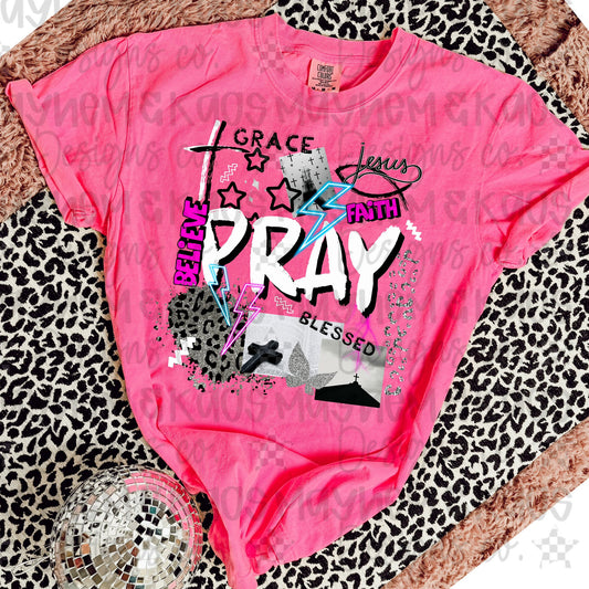 Pray Faith Words Collage 07352