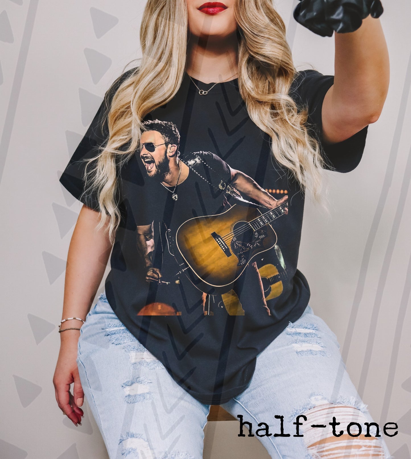 Eric Church Halftone 08018