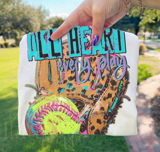 All Heart Every Play Softball 08035