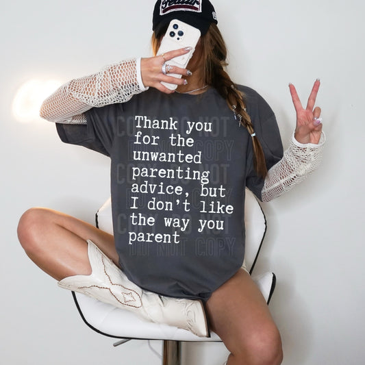 Thank You for the Unwanted Parenting Advice 08047