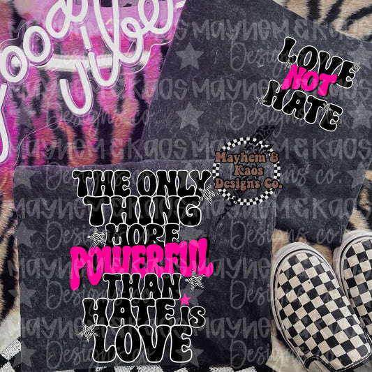 Black Pink The Only Thing More Powerful Than Hate Is Love (POCKET INCLUDED) 07121