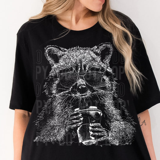 Racoon Sketch 07218