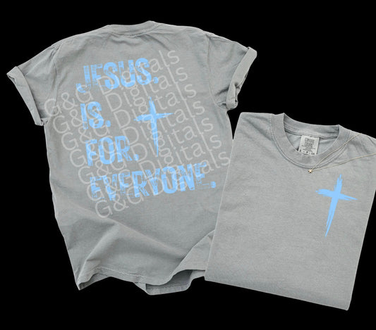 Blue Jesus Is For Everyone (Comes with Matching Pocket) 07172
